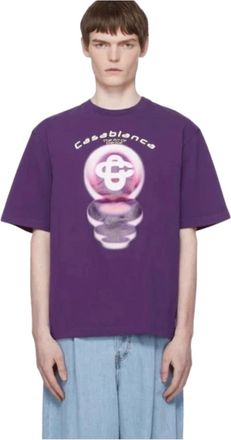 Casablanca Hombre, Camisetas, P&uacute;rpura, Talla: L