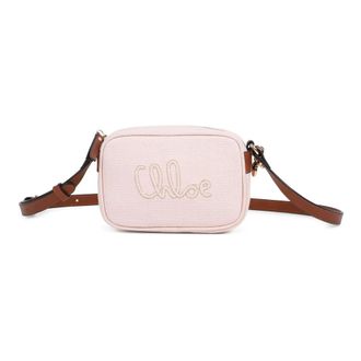 Chlo&eacute; Cross Body Bags, female, Pink, Size: ONE SIZE Logo-embroidered Crossbody Bag