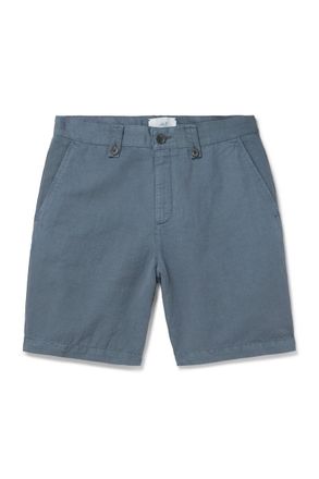 Mr P. Wide-Leg Organic Cotton and Linen-Blend Bermuda Shorts