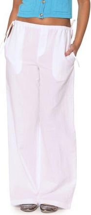 Walter Baker Susan Linen & Cotton Pull-On Pants in White at Nordstrom Rack, Size X-Small