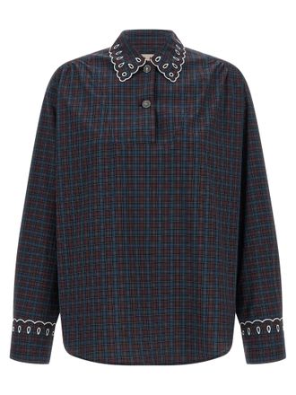 Marni Blue Cotton Womens Blouse