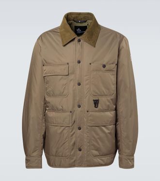 Moncler Piumino Waterton con velluto a coste
