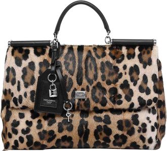 Dolce & Gabbana Leo Print My Sicily Handbag