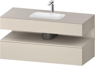 Duravit Qatego Lavabo Encastrado Con Base De Lavabo Consola, - Duravit