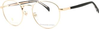 David Beckham DB 1127 0RHL 00 Gold Black 51mm