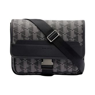 Lacoste Bolso con solapa The Blend - Bags - Mujer - Negro - ONE SIZE