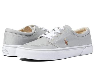Polo Ralph Lauren Faxon X Low-Top Canvas Sneaker Mens Shoes Soft Grey/Multi : 7 D - Medium