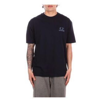 C.P. Company Hombre, Camisetas, Azul, Talla: M