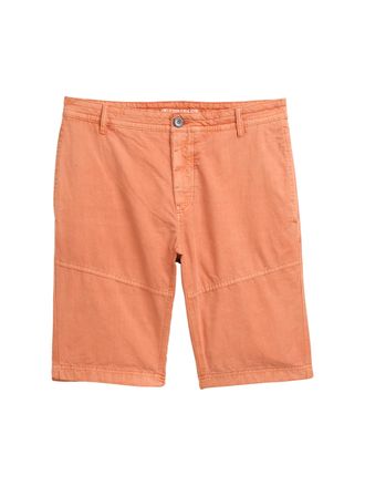 Tom Tailor Bermudas TOM TAILOR, Herren, Gr. 30, N-Gr, orange (brick orange), Obermaterial: 100% Baumwolle, unifarben, regular fit kniefrei, Hosen Bermudas, Somme