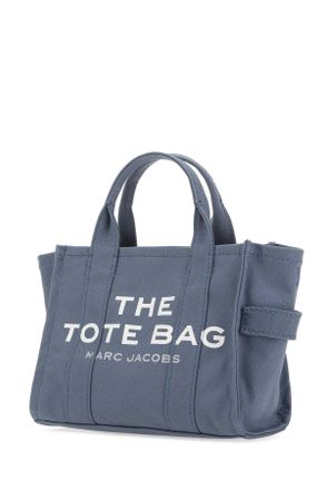 Marc Jacobs Womens Air Force Blue Canvas Mini The Tote Bag Handbag 481 Cotton Borse A Tracolla