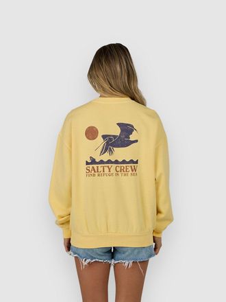 Salty Crew Lunch Time Crew Sweater gelb