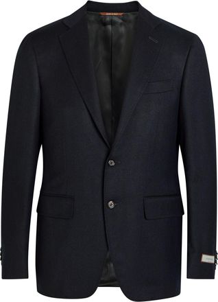Canali Navy Womens Designer Wool Blazer UK44/Xxl - 54 (UK44 / XXL)