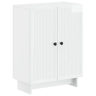 vidaXL Armario De Almacenamiento Para Ba&ntilde;o Ede Blanco Brillante Vidaxl