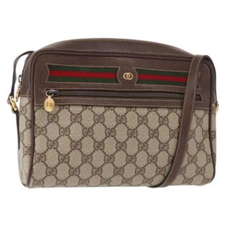 Gucci Pre-owned Cross Body Bags, female, Beige, Size: ONE SIZE Pre-owned Plastic Cross Body Bag