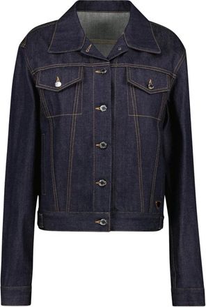 Prada Denim Jackets, female, Blue, M, Denim Jacket Classic Blue Raw