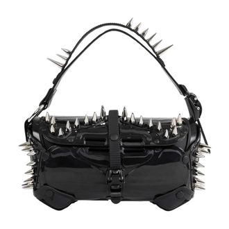Innerraum Tassen, Dames, Zwart, ONE Size, Leer, Object I80 Mini Stereo Bag