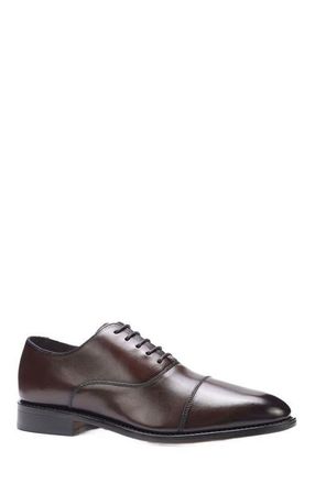 Anthony Veer Clinton Cap-toe Oxford in Chocolate Brown Burnished at Nordstrom, Size 7