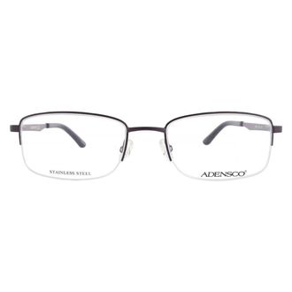 ADENSCO Demo Rectangular Mens Sunglasses AD 124 0R80 53