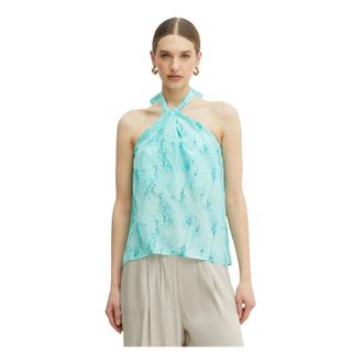 Fracomina Donna, Top, Blu, L, new