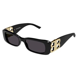 Balenciaga Sunglasses, unisex, Black, Size: 51 MM Rectangular Sunglasses