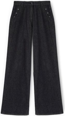 Motivi Palazzo Jeans - Dames - Loose Fit Jeans - Blauw - XS - Katoen - Jeans