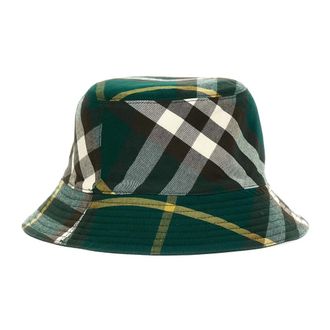 Burberry Hats, male, Green, Size: S Soft Headwear Collection