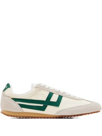 Keds Racer 77 striped sneakers - women - Nylon/Calf Leather/Calf Suede/Calf Leather/Rubber - 37 - Neutrals