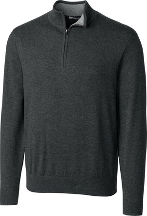 Cutter & Buck Lakemont Tri-Blend Mens Quarter Zip Pullover Sweater