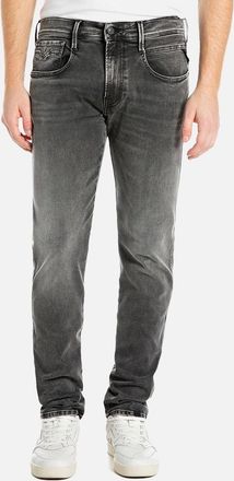 Replay Mens Replay Hyperflex Anbass Slim Tapered Jeans - Grey - Size: 30/32/32