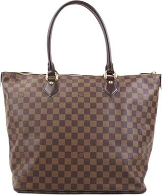 Louis Vuitton Pre-owned Saleya GM - Dames - Vintage Shopper - Bruin - ONE Size - Leer - Vintage