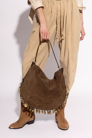 Isabel Marant Oskan Hobo Shoulder Bag, Womens, Brown
