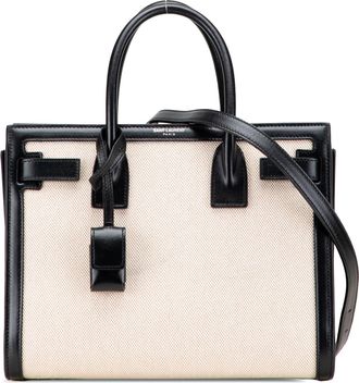 Saint Laurent Pre-owned Womens Sac De Jour Handbag - Black Textile - One Size