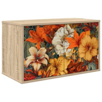vidaXL Mueble De Tv Montado En La Pared Gennep 69 X 33 X 40 Cm Vidaxl