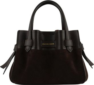 Pourchet Tassen, Dames, Bruin, ONE Size, Leer, Blossom Nano