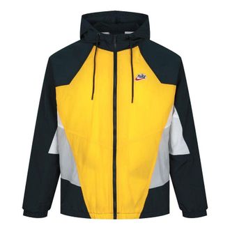 Nike Sportswear Heritage Windrunner hooded Woven Jacket Yellow CJ4359-739