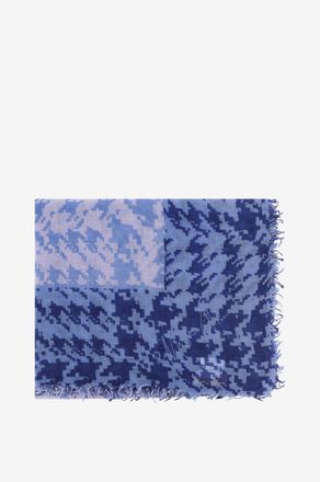 Mala Alisha Hahnentritt-Stola aus Kaschmir Trellis