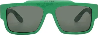 Gucci Green Browline Mens Sunglasses GG1460S 007 56