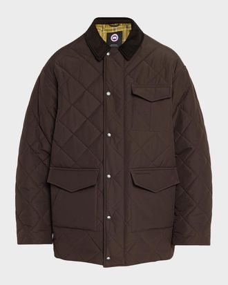Canada Goose Men & apos;s Terra Water-Repellent Nylon Quilted Coat