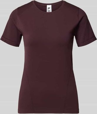 Fabletics Regular Fit T-Shirt mit Rundhalsausschnitt Modell Feather in Bordeaux, Gr&ouml;&szlig;e XL
