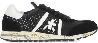 Premiata Black Lucyd 7414 Perforated Sneakers