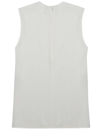 Toteme Striped Viscose and Linen Shirt - White
