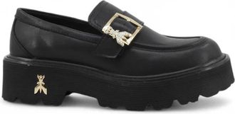 Patrizia Pepe Mocassin - Dames - Loafers - Zwart - 39 EU - Leer - Schoenen