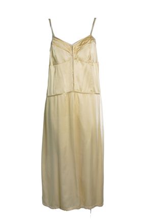Dries Van Noten Dries van Noten, silk slip dress in yellow