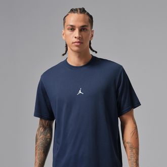 Nike Jordan Mens Jordan Sport Dri-FIT Jumpman T-Shirt in Blue | IB6757-410