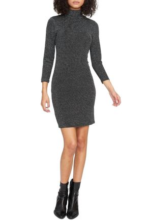 Sanctuary Forget Me Not Dress In Black/silver Stripe