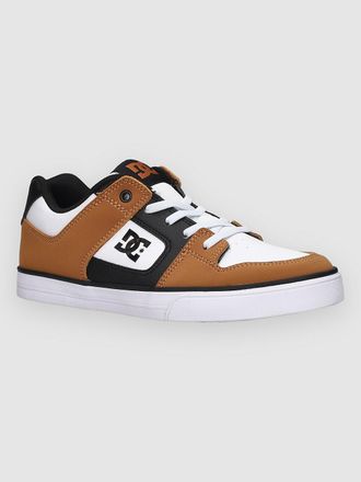 DC Pure Elastic Kids Skateschuhe braun