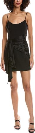 Cinq &agrave; Sept Anselle Silk-Trim Mini Dress