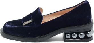 Nicholas Kirkwood Mocassini con decorazione - Blu