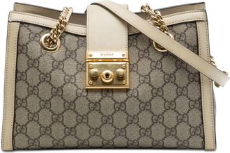 Gucci Pre-owned Gucci Small GG Supreme Padlock Tote Ladies S2R5Y0PSL76RVXHC