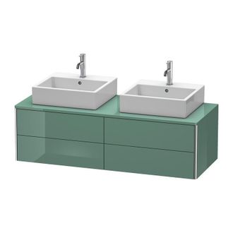 Duravit Mueble De Pared Duravit Xsquare 140.0 X 54.8 Cm, 4 Cajones Xs4916b, Color (frente/cuerpo): Jade Laca Alto Brillo - Xs4916b0303